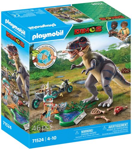 PLAYMOBIL, 71524 Dinos T-Rex-Spurensuche, Konstruktionsspielzeug