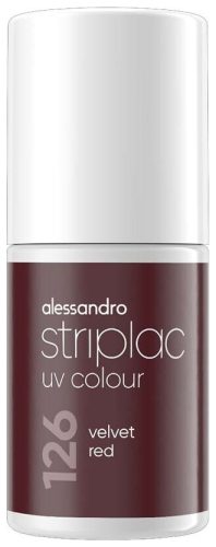 Alessandro, Alessandro - Striplac UV Colour Velvet Red, 6.5 ml
