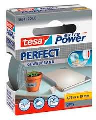 tesa 56341-33-2 Gewebeklebeband tesa® Extra Power Grau (L x B) 2.75 m x 19 mm 1 Rolle(n)