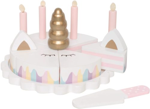JaBaDaBaDo Holz-Kuchen EINHORN in weiß/bunt