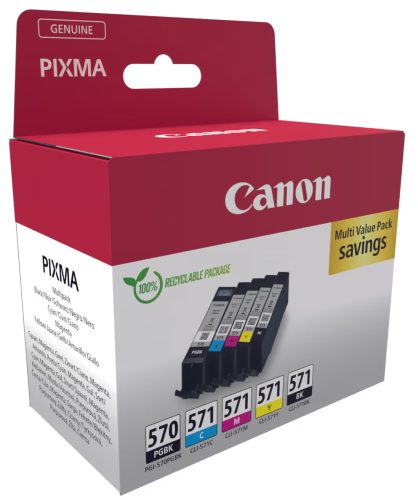 Canon, Canon PGCL570/1 Multipack Tinte PGBK/CMY/BKPIXMA MG5750 15/7ml
