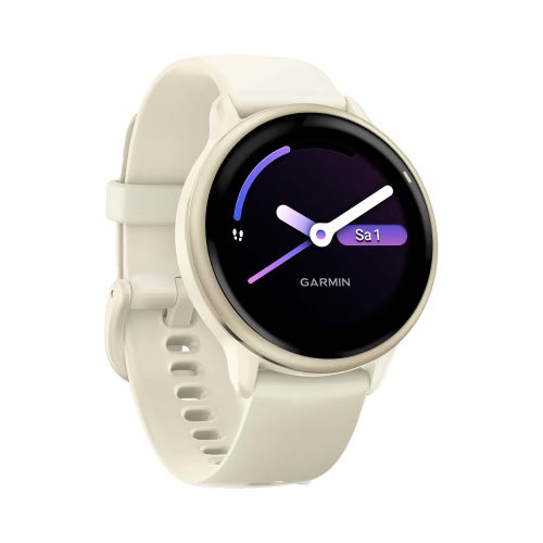 Garmin, Garmin Vívoactive® 6, GPS, Bone/Lunar Gold Smartwatch ? Garmin Vivoactive ? Weiss