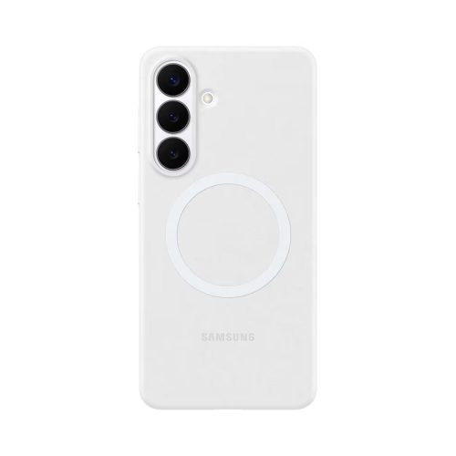 Samsung, Samsung S26+ Silikon-Cover Silicone Magnet Case White Samsung Cover ? Handyhülle/Handy Tasche ? weiss