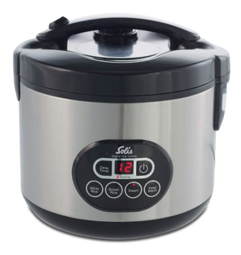 Solis, Solis Rice Cooker DUO Program - Reiskocher (Schwarz/Silber)