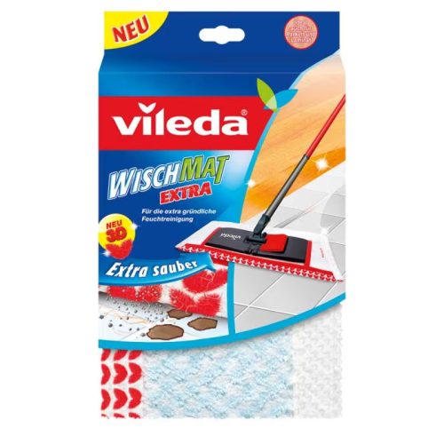 VILEDA, Vileda 4010 Wischbezug Extra White - Wischbezug (Weiss, rot, blau)