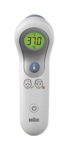 Braun, Braun BNT300WE Fieberthermometer Mit LED Beleuchtung