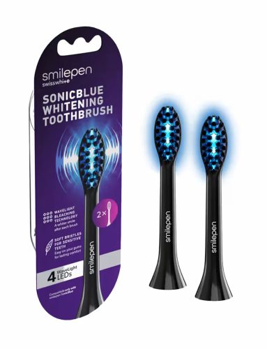 SmilePen, Ersatzbürstenköpfe 2 X Zu Sonicwhite Mit 6 Led Damen  1 pezzo