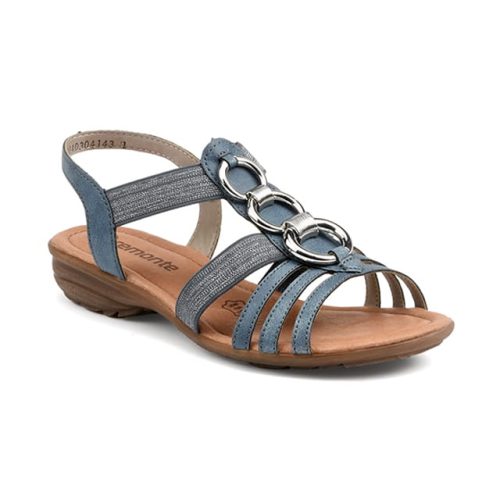 undefined, Remonte Sandalette für Damen aus Softmaterial himmelblau, 38