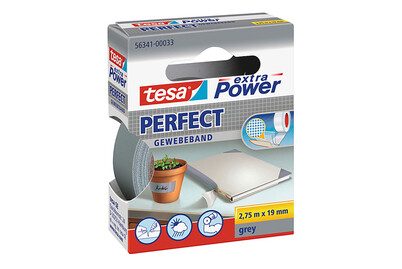 Tesa, tesa 56341-33-2 Gewebeklebeband tesa® Extra Power Grau (L x B) 2.75 m x 19 mm 1 Rolle(n)