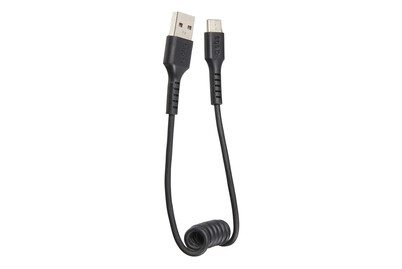 SBS, SBS Tecabletypcsk - Spiralkabel (Schwarz)