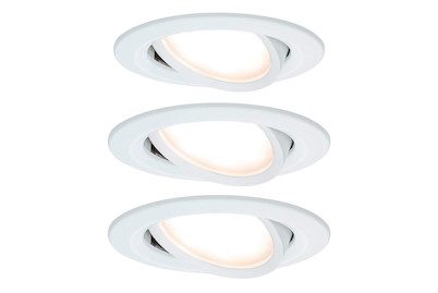 Paulmann, Paulmann 93449 Nova Einbauleuchte 3er Set EEK: A+ (A++ - E) LED LED 19.5 W Weiß (matt)