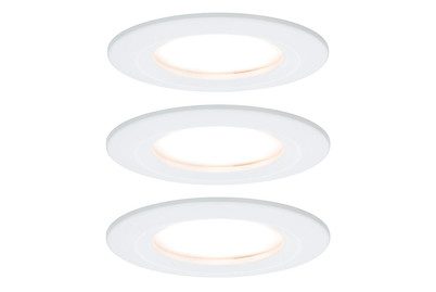 Paulmann, Paulmann Nova Bad-Einbauleuchte 3er Set LED EEK: A+ (A++ - E) LED 19.5 W IP44 Weiß (matt)