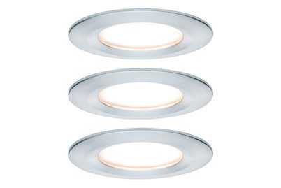 Paulmann, Paulmann Nova Bad-Einbauleuchte 3er Set LED EEK: A+ (A++ - E) LED 19.5 W IP44 Aluminium