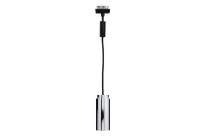 Paulmann, Paulmann EEK: abhängig v. Leuchtmittel (A++ - E) Hochvolt-Schienensystem-Leuchte 1phasig 20 W Schwarz (matt), Chrom