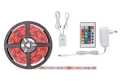 Paulmann SimpLED 78978 LED-Streifen-Komplettset EEK: LED (A++ - E) mit Stecker 12 V 500 cm RGB