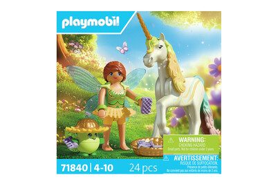 PLAYMOBIL, Playmobil 71840 Sammeleinhorn Regenbogenblume mit Fee