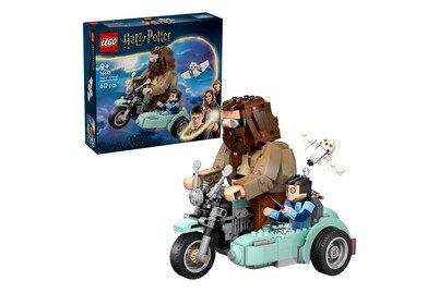 LEGO, 76443 Harry Potter Hagrids und Harrys Motorradtour, Konstruktionsspielzeug