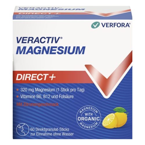 undefined, Veractiv Magnesium Direct+ Stick 60 Stück Zitrone