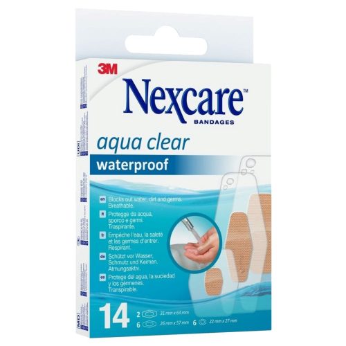 3m, 3M Aqua Clear waterproof 3 Grössen assortiert (14 Stück)