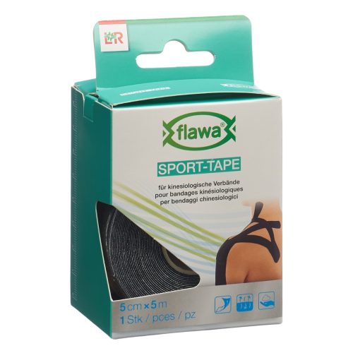 flawa, flawa SPORT-TAPE 5cmx5m schwarz (1 Stk)