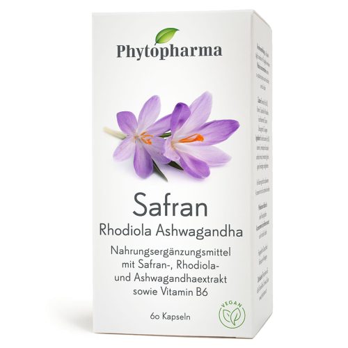 Phytopharma SA, Phytopharma Safran Kapseln Dose 60 Stück