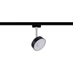 Paulmann EEK: LED (A++ - E) Hochvolt-Schienensystem-Leuchte URail fest eingebaut 5 W LED Schwarz (matt), Chrom