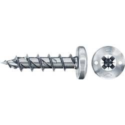 Fischer Power-Fast II 670445 Spanplattenschrauben 5 mm 30 mm Kreuzschlitz Pozidriv Stahl galvanisch verzinkt 200 St.