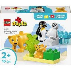 LEGO, 10442 DUPLO Town Wildtier-Familien: Pinguine und Löwen, Konstruktionsspielzeug