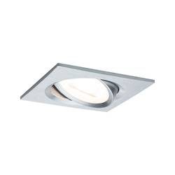 Paulmann LED-Spot Nova Coin eckig, dimmbar, Alu