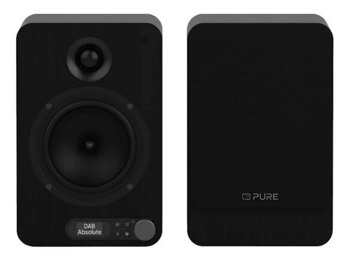 Pure, PURE Classic Active Lautsprecher mit HDMI und DAB+, Schwarz