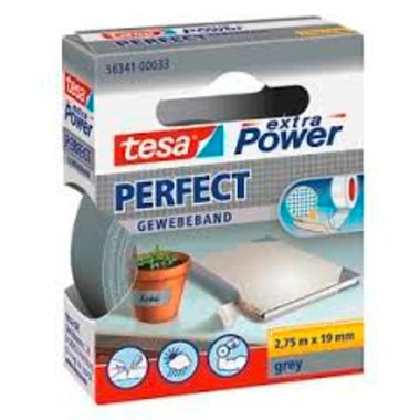 Tesa, tesa 56341-33-2 Gewebeklebeband tesa® Extra Power Grau (L x B) 2.75 m x 19 mm 1 Rolle(n)