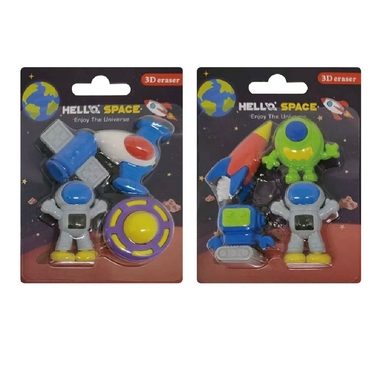 ROOST, ROOST Radierer Set 3D HAE-004 Space, assortiert