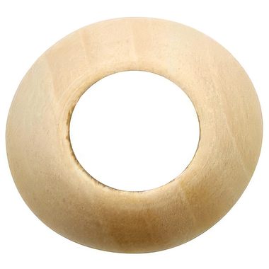 GLOREX, Grossloch Holzkugel 35mm 4St FSC, Bohrung 12mm, Birke