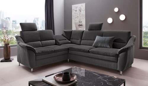 PLACES OF STYLE, Places of Style Ecksofa »Cardoso«, Federkern, wahlweise mit Bett, Schubkasten, teilweise Relaxfunktion