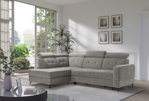 exxpo - sofa fashion, exxpo - sofa fashion Ecksofa »Monte, Kopfteile verstellbar, optional mit Bettfunktion & Bettkasten« L- Form, mit Kopfteilverstellung, optional Bettfunktion und Bettkasten