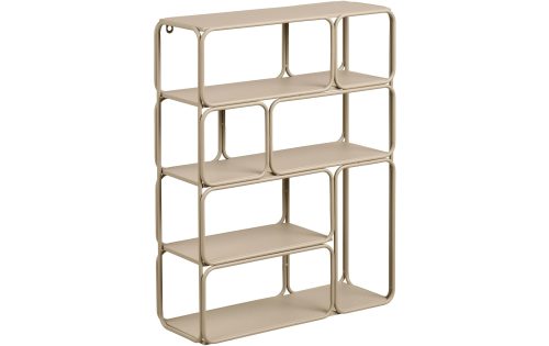 House nordic, House Nordic Wandregal "Lanciano, 48 x 18 x 64 cm"