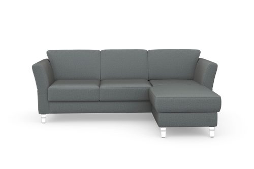 SIT&MORE, sit&more Ecksofa »Visby V«, wahlweise mit Bettfunktion und Bettkasten, frei im Raum stellbar, mit Federkern, auch erhältlich in dem besonders leicht mit Wasser zu reinigendem "Soft clean" Bezug