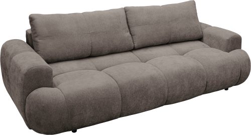 exxpo - sofa fashion, exxpo - sofa fashion 3-Sitzer "Alessano, 254 cm breit, modern & gemütlich" Verlässliche Qualität, inkl.Bettfunktion, Bettkasten, 2x Plaidskissen