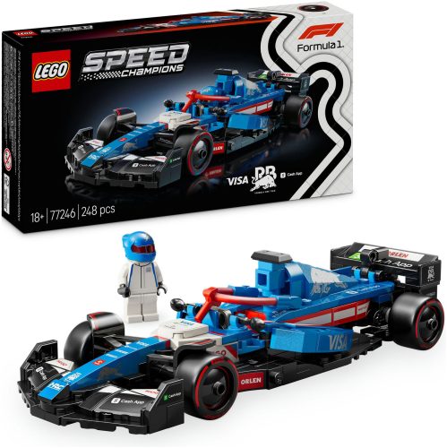 77246 Speed Champions Visa Cash App RB VCARB 01 F1 Rennauto, Konstruktionsspielzeug