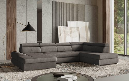 SIT&MORE, sit&more Wohnlandschaft »U-Form«, mit verstellbaren Kopfteilen, wahlweise mit Bettfunktion