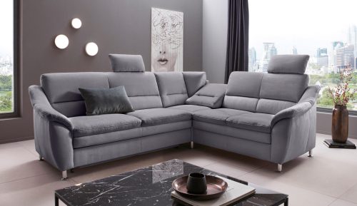 PLACES OF STYLE, Places of Style Ecksofa »Cardoso«, Federkern, wahlweise mit Bett, Schubkasten, teilweise Relaxfunktion