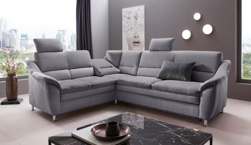 PLACES OF STYLE, Places of Style Ecksofa »Cardoso«, Federkern, wahlweise mit Bett, Schubkasten, teilweise Relaxfunktion