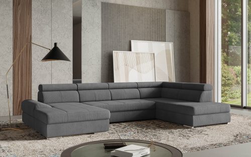 SIT&MORE, sit&more Wohnlandschaft »U-Form«, mit verstellbaren Kopfteilen, wahlweise mit Bettfunktion