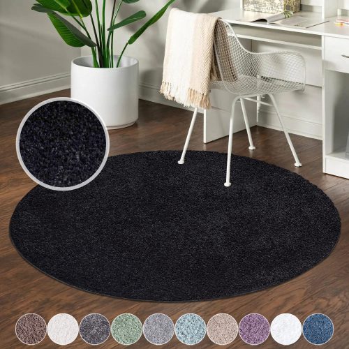 Carpet City, Carpet City Hochflor-Teppich »City Shaggy«, rund, 30 mm Höhe, Teppich Einfarbig Uni, besonders flauschig-weich, ideal für Wohnzimmer & Schlafzimmer