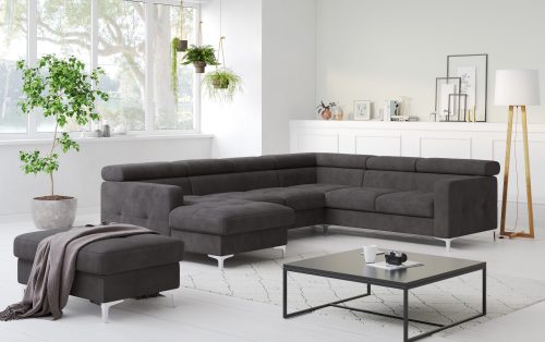 Cotta, COTTA Wohnlandschaft »Sammy U-Form«, mit Kopfteilverstellung, optional mit Bettfunktion und Bettkasten