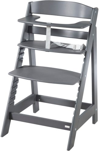 roba® Hochstuhl »Treppenhochstuhl Sit Up Click 'N' Flex, anthrazit«, aus Holz