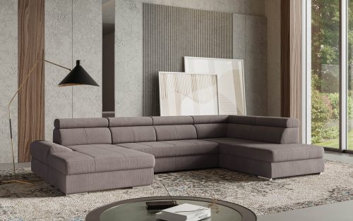 SIT&MORE, sit&more Wohnlandschaft »U-Form«, mit verstellbaren Kopfteilen, wahlweise mit Bettfunktion