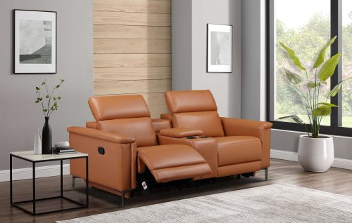 Home affaire 2-Sitzer »Lund, 2er-Kinosofa, TV-Sessel, Multimedia-Sofa, USB-A,« m. elektrischer o. manueller Relaxfunktion, Getränkehalter u. Staufach