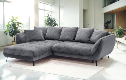 exxpo - sofa fashion, exxpo - sofa fashion Ecksofa »Midway mit einfacher Easy-Lift-Bettfunktion, bequem und modern«, inkl. Bettfunktion und praktischem Bettkasten, L-Form