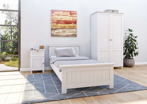 Home affaire Massivholzbett »Juventus, Bett, Massivholzbett, Holzbett, Bettrahmen«, (Breite/Belastbarkeit 140cm/180 KG), Breite 90 cm, aus massiver Kiefer, FSC®-zertifiziert